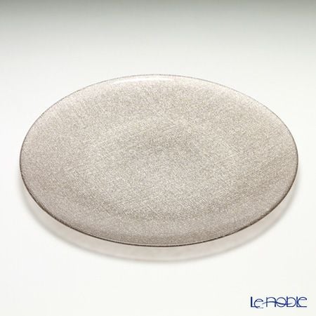 Vetro Felice ヴェトロ フェリーチェ グリッター プレート 35cm ジンジャー