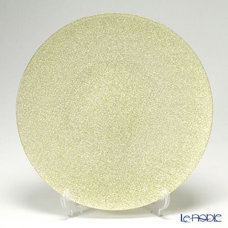 Vetro Felice ヴェトロ フェリーチェ グリッター プレート 35cm ニューゴールド
