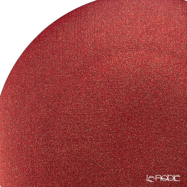 Vetro Felice ヴェトロ フェリーチェ グリッター プレート 28cm レッド