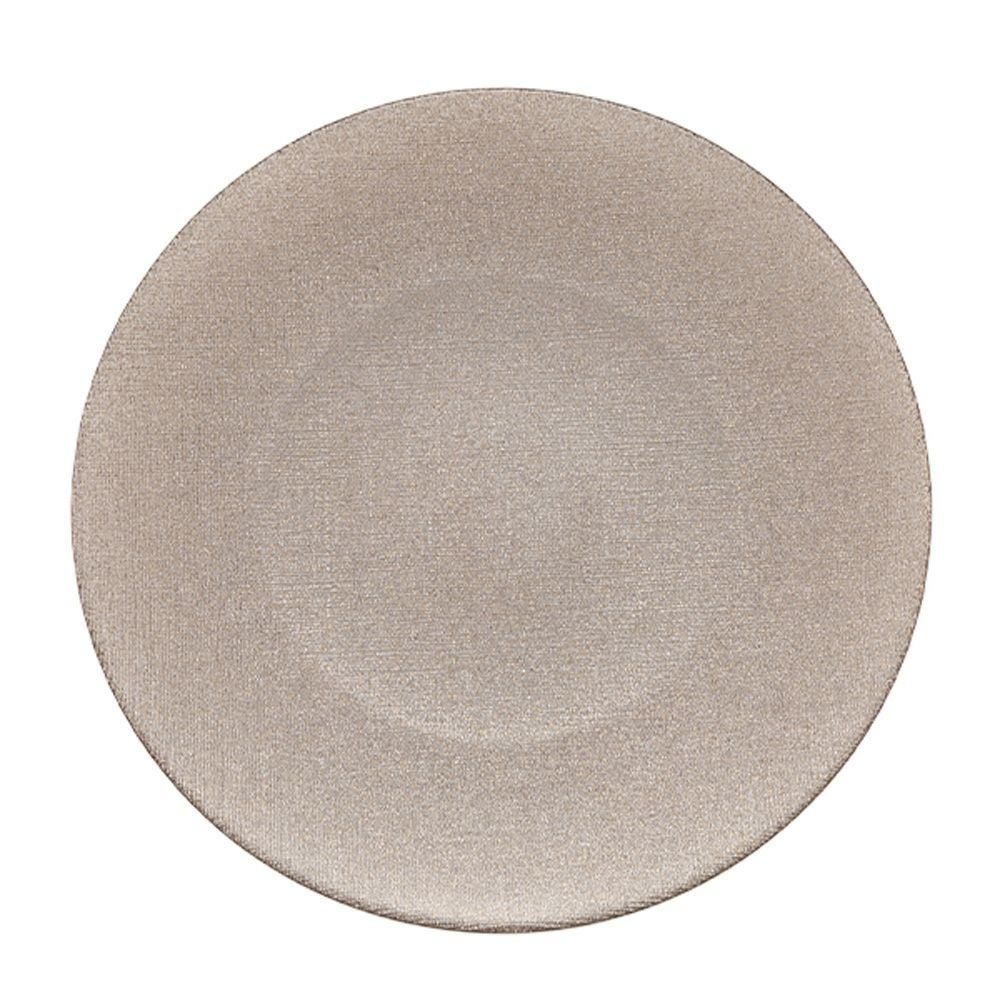 Vetro Felice ヴェトロ フェリーチェ グリッター プレート 28cm ジンジャー