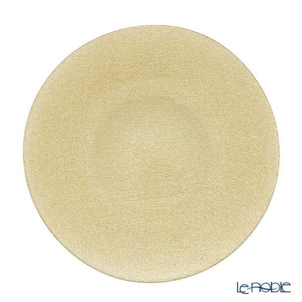 Vetro Felice ヴェトロ フェリーチェ グリッター プレート 28cm ニューゴールド