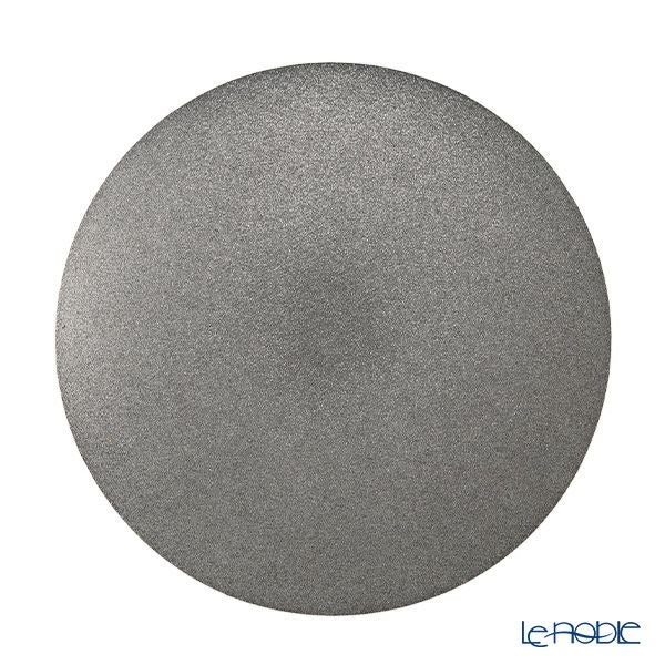 Vetro Felice ヴェトロ フェリーチェ グリッター プレート 28cm ダークグレイ