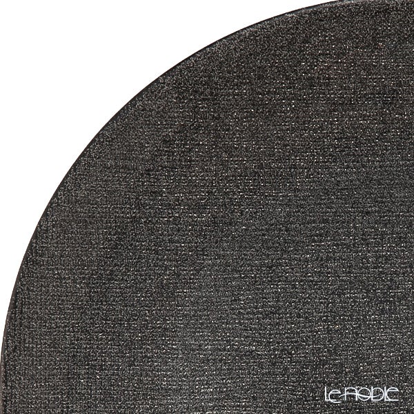 Vetro Felice ヴェトロ フェリーチェ グリッター プレート 21cm ダークグレイ