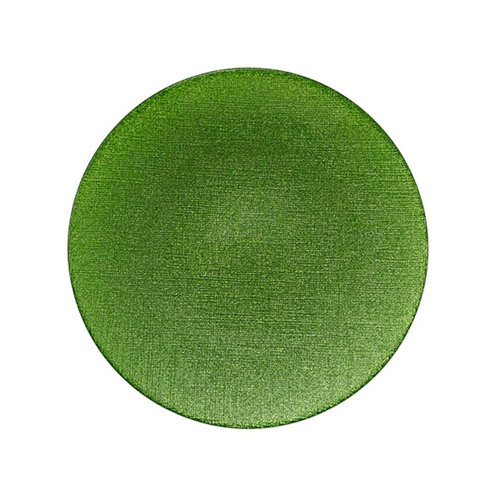 Vetro Felice ヴェトロ フェリーチェ グリッター プレート 21cm ライトグリーン