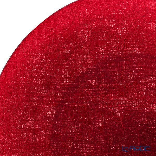 Vetro Felice ヴェトロ フェリーチェ グリッター プレート 17cm レッド 323917B G003