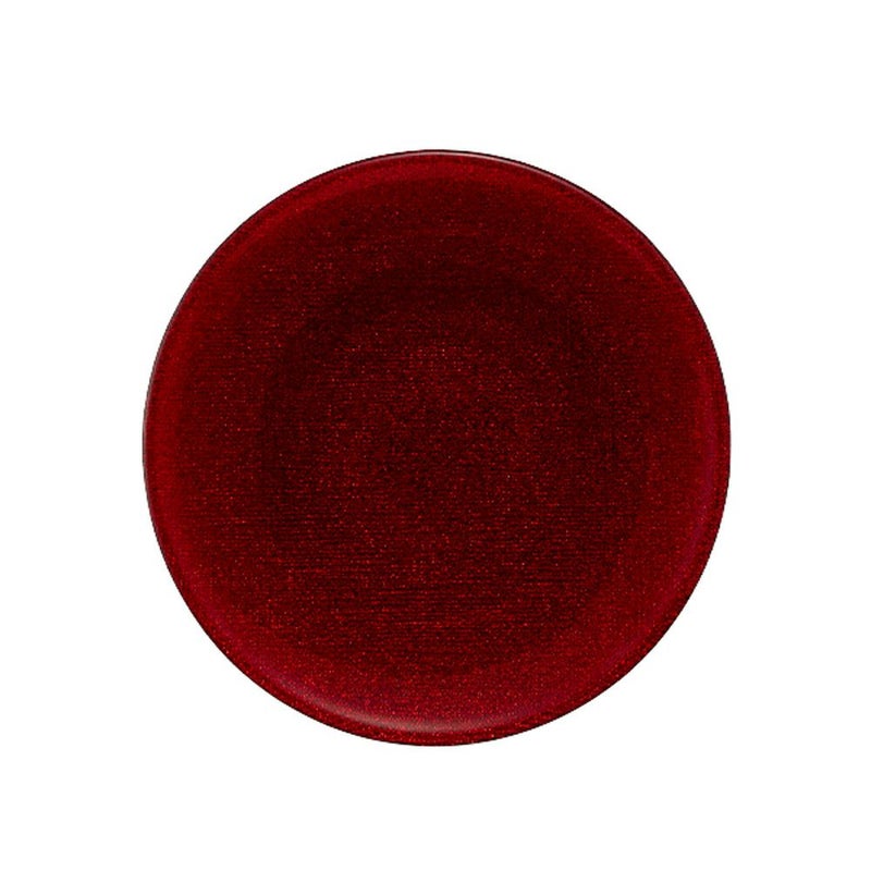 Vetro Felice ヴェトロ フェリーチェ グリッター プレート 17cm レッド 323917B G003