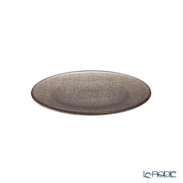 Vetro Felice ヴェトロ フェリーチェ グリッター プレート 17cm ジンジャー 323917B G006