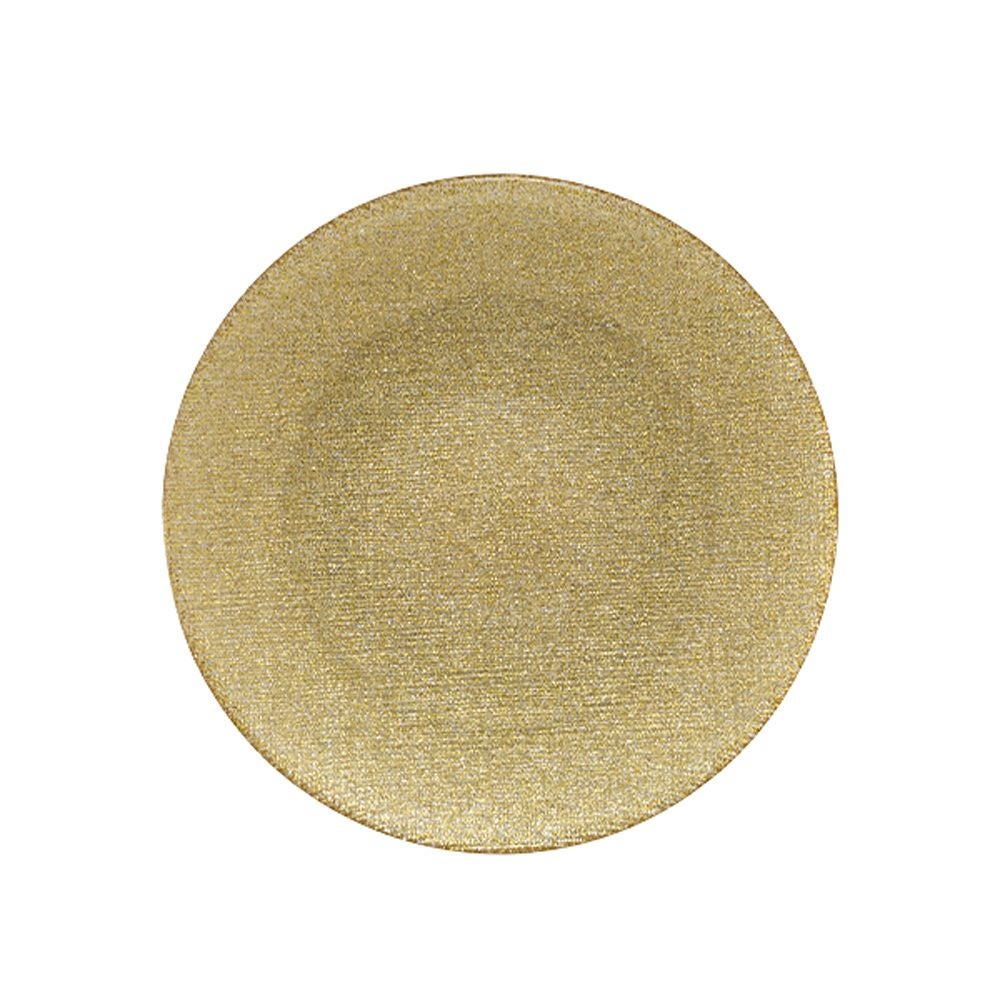 Vetro Felice ヴェトロ フェリーチェ グリッター プレート 17cm ニューゴールド 323917B G022