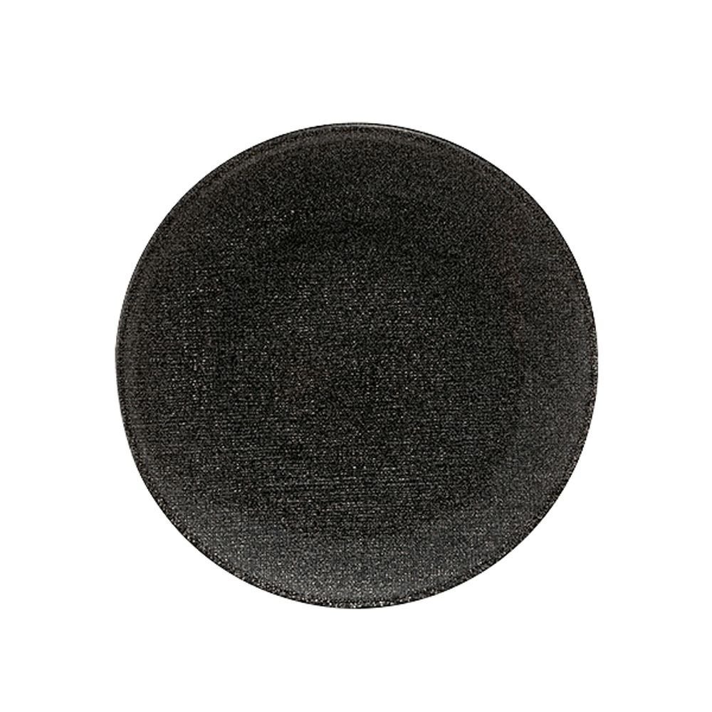 Vetro Felice ヴェトロ フェリーチェ グリッター プレート 17cm ダークグレイ 323917B G019