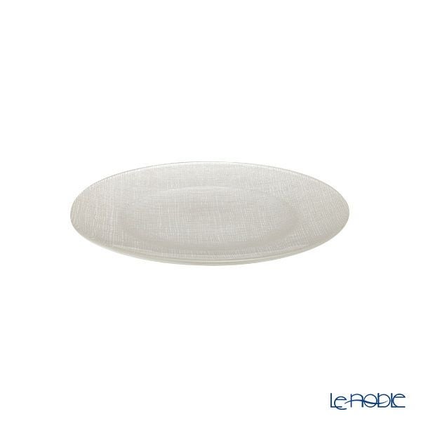 Vetro Felice ヴェトロ フェリーチェ グリッター プレート 17cm ホワイト 323917B G014