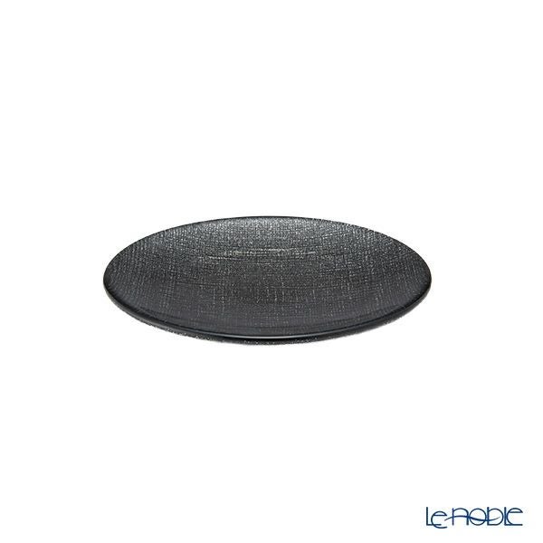 Vetro Felice ヴェトロ フェリーチェ グリッター プレート 14cm ダークグレイ