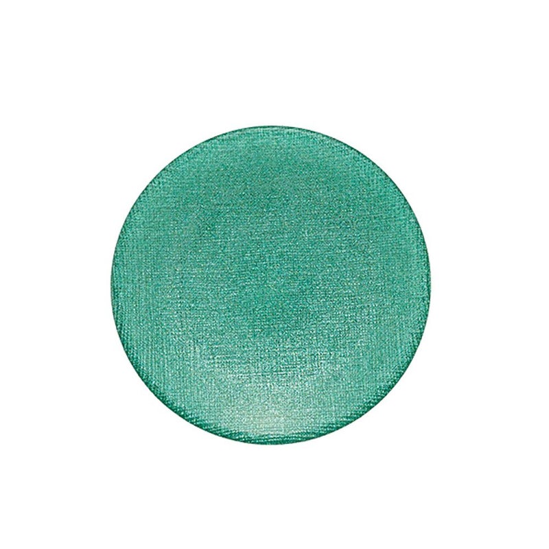 Vetro Felice ヴェトロ フェリーチェ グリッター プレート 14cm アクアブルー