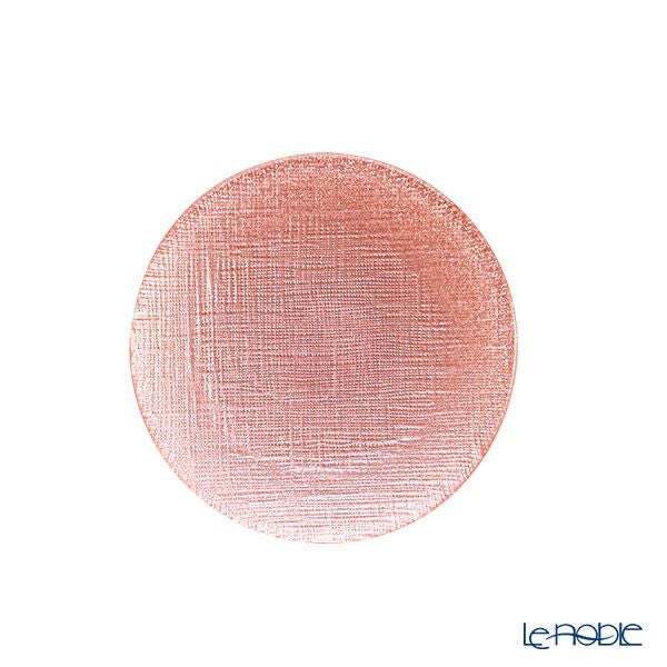 Vetro Felice ヴェトロ フェリーチェ グリッター プレート 14cm ヴィンテージローズピンク