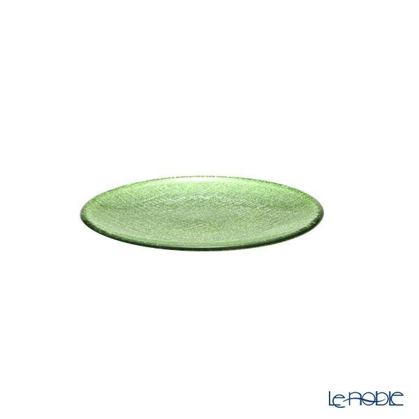 Vetro Felice ヴェトロ フェリーチェ グリッター プレート 14cm ライトグリーン