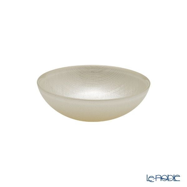 Vetro Felice ヴェトロ フェリーチェ グリッター ロウボウル 14cm ホワイト