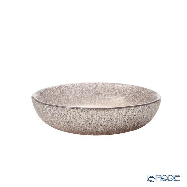 Vetro Felice ヴェトロ フェリーチェ グリッター ミニプレート／豆皿 9cm ジンジャー