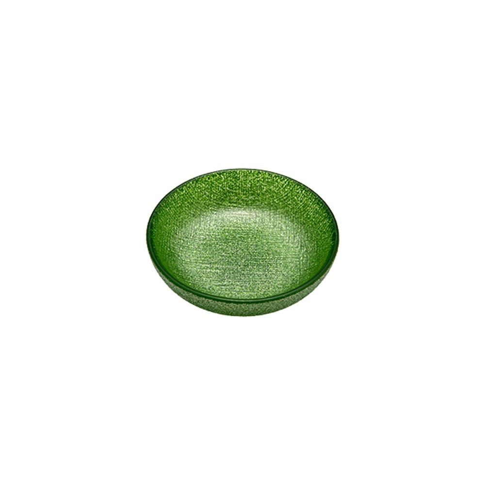 Vetro Felice ヴェトロ フェリーチェ グリッター ミニプレート／豆皿 9cm ライトグリーン