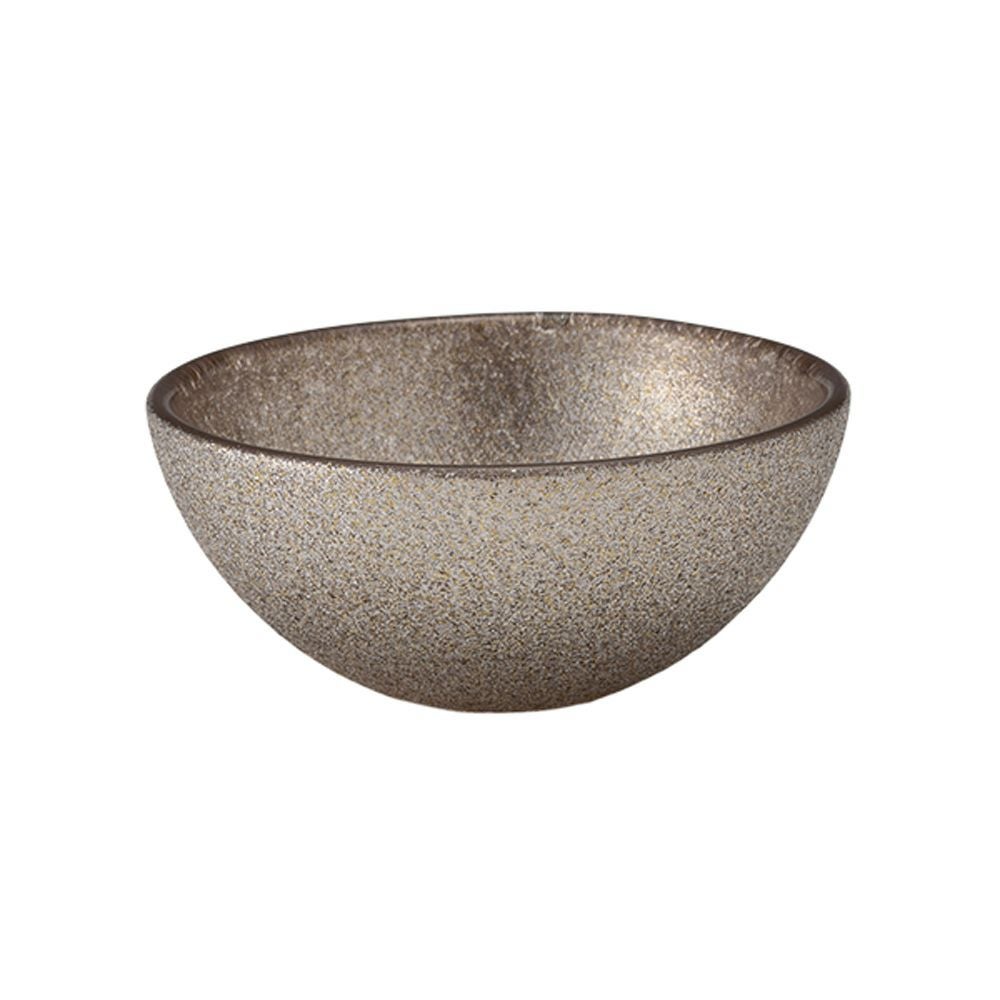 Vetro Felice ヴェトロ フェリーチェ グリッター ミニボウル 9cm ジンジャー