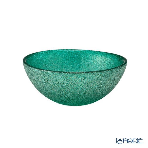 Vetro Felice ヴェトロ フェリーチェ グリッター ミニボウル 9cm アクアブルー