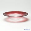 Vetro Felice ヴェトロ フェリーチェ グリッター リムボウル 19.5cm レッド＆クリア