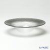 Vetro Felice ヴェトロ フェリーチェ グリッター リムボウル 19.5cm ダークグレイ＆クリア