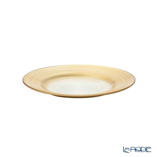 Vetro Felice ヴェトロ フェリーチェ サークル プレート 21cm ゴールド