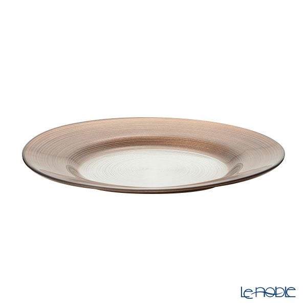 Vetro Felice ヴェトロ フェリーチェ サークル プレート 27cm ブラウン