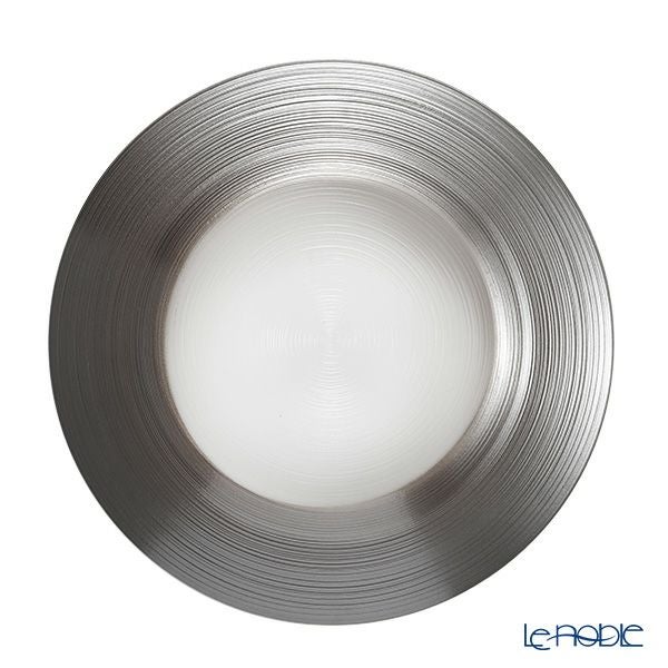 Vetro Felice ヴェトロ フェリーチェ サークル プレート 27cm グレー