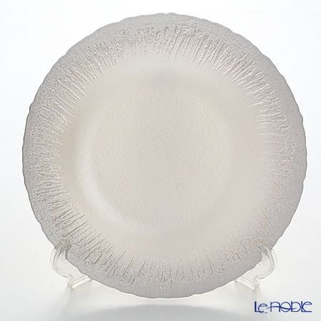 Vetro Felice ヴェトロ フェリーチェ フラッシュ プレート 33cm ホワイトパール＆ジンジャー