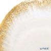 Vetro Felice ヴェトロ フェリーチェ フラッシュ プレート 15cm クリア＆ゴールド