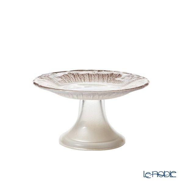 Vetro Felice ヴェトロ フェリーチェ フラッシュ ケーキスタンド 15xH8cm ホワイトパール＆ジンジャー