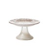 Vetro Felice ヴェトロ フェリーチェ フラッシュ ケーキスタンド 15xH8cm ホワイトパール＆ジンジャー