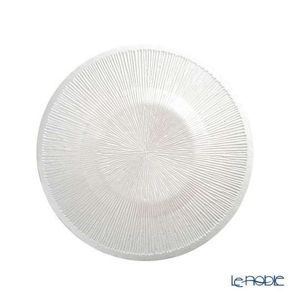 Vetro Felice ヴェトロ フェリーチェ コスモ プレート 21cm ホワイトパール