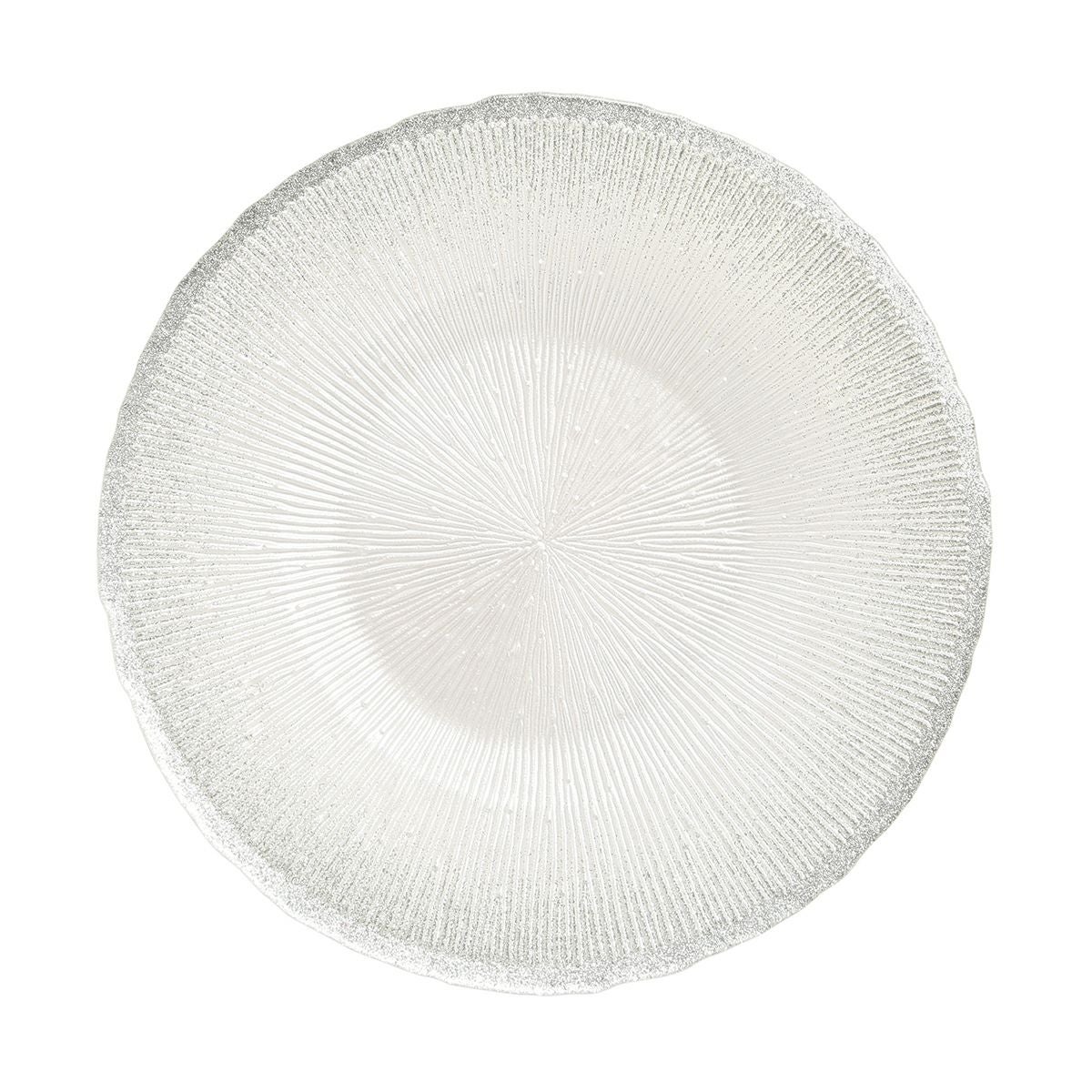 Vetro Felice ヴェトロ フェリーチェ コスモ プレート 21cm ホワイトパール