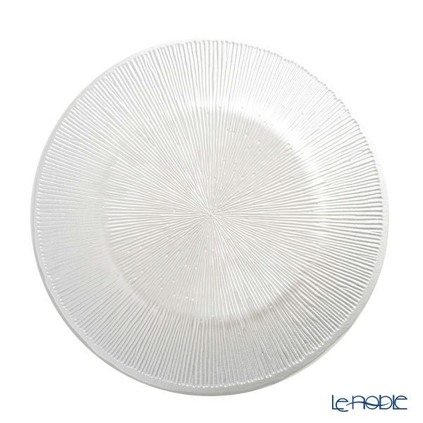 Vetro Felice ヴェトロ フェリーチェ コスモ プレート 28cm ホワイトパール