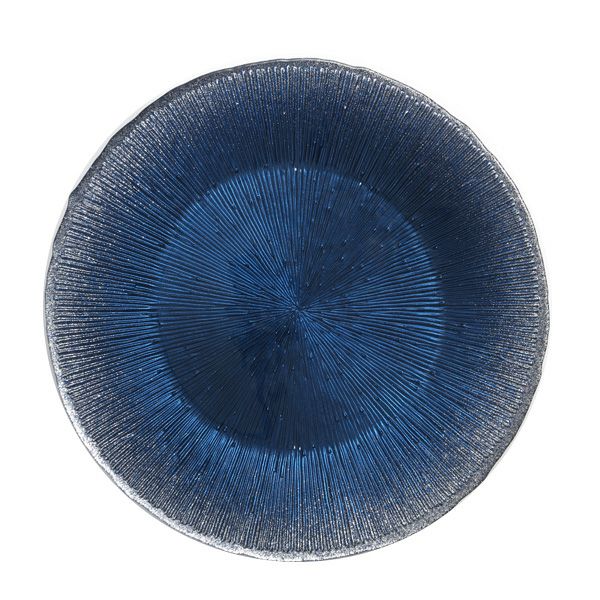 Vetro Felice ヴェトロ フェリーチェ コスモ プレート 28cm リモージュ ブルー