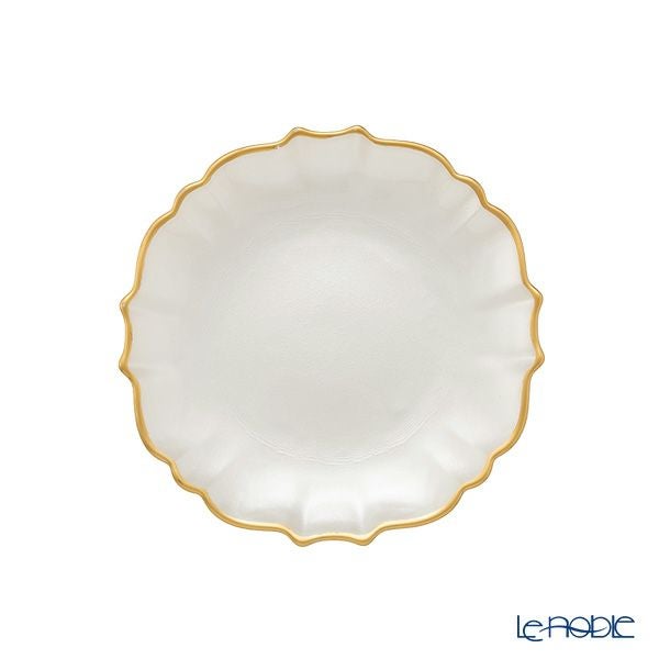 Vetro Felice ヴェトロ フェリーチェ パールクイーン プレート 16cm ホワイト 356716