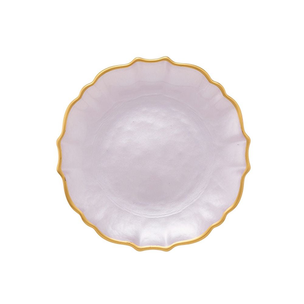 Vetro Felice ヴェトロ フェリーチェ パールクイーン プレート 16cm ライラック 356716