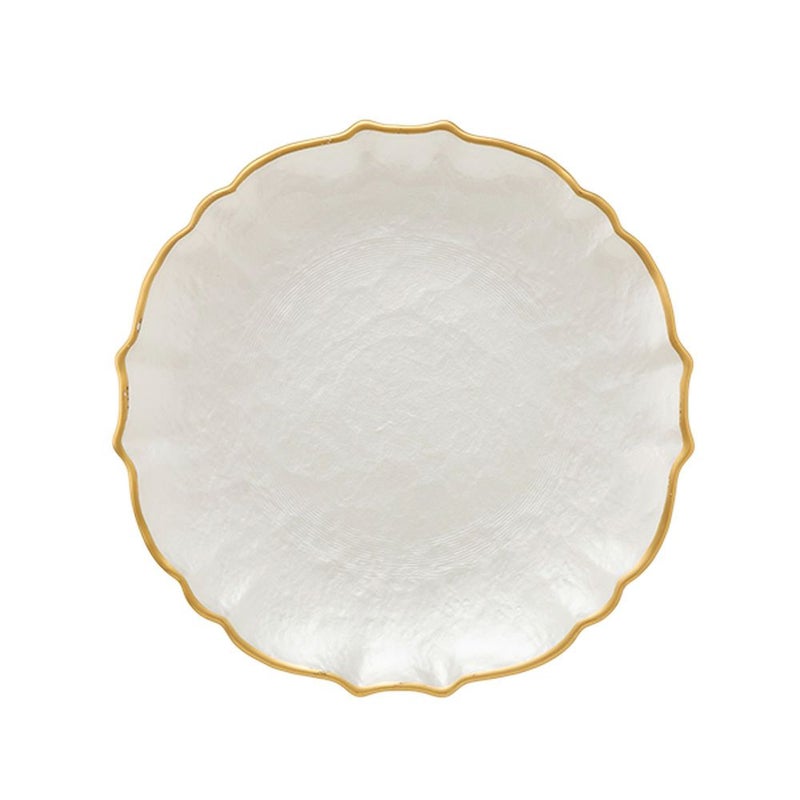 Vetro Felice ヴェトロ フェリーチェ パールクイーン プレート 21cm ホワイト 356721