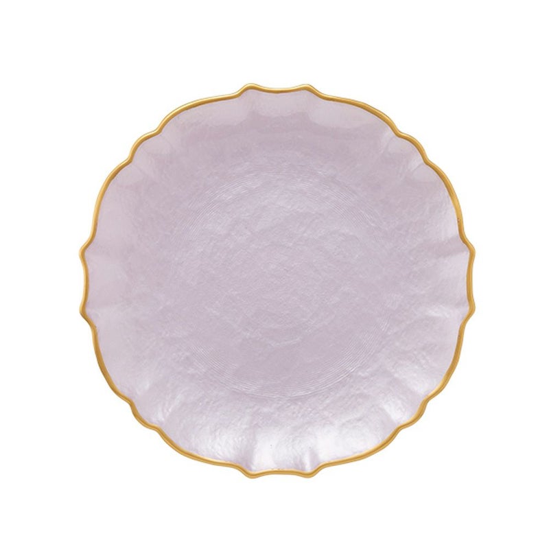 Vetro Felice ヴェトロ フェリーチェ パールクイーン プレート 21cm ライラック 356721