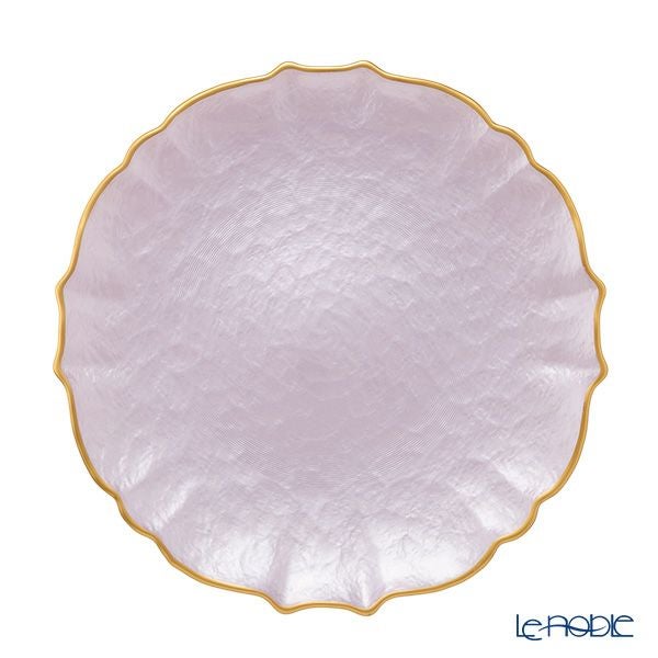 Vetro Felice ヴェトロ フェリーチェ パールクイーン プレート 27cm ライラック 356727