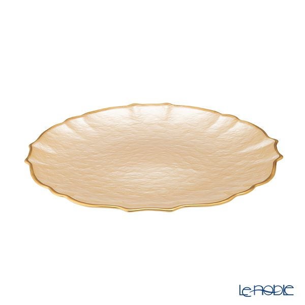 Vetro Felice ヴェトロ フェリーチェ パールクイーン プレート 27cm イエロー 356727