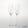 ストラス with SWAROVSKI ELEMENTS ハート イン ハート シャンパン 210ml ペア【ル・ノーブルオリジナル企画商品】