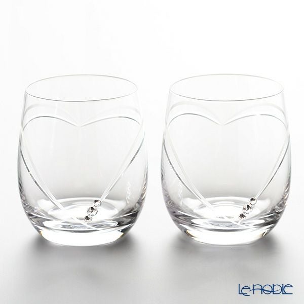 ストラス with SWAROVSKI ELEMENTS ハート イン ハート OF 250ml ペア【ル・ノーブルオリジナル企画商品】