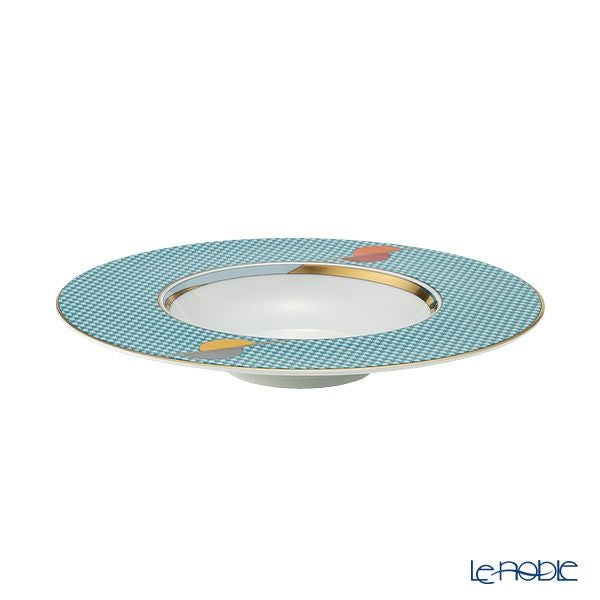 ポルトガル食器 ヴィスタ アレグレ Futurismo フューチャリズム スーププレート 24.9cm