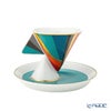 ポルトガル食器 ヴィスタ アレグレ Futurismo フューチャリズム コーヒーカップ＆ソーサー 80ml デミタス／エスプレッソ