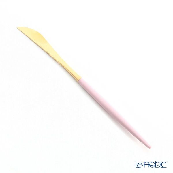 クチポール ゴア GOA ピンク／ゴールド デザートナイフ 20cm マット仕上げ