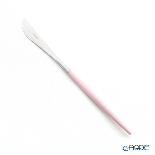 クチポール ゴア GOA ピンク／シルバー デザートナイフ 20cm マット仕上げ