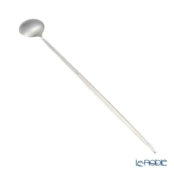 クチポール ムーン MOON MATT シルバー ロングドリンクスプーン マット仕上げ