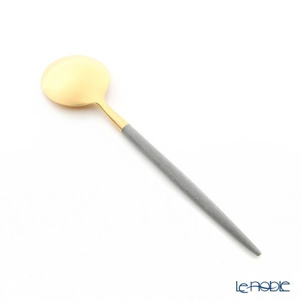クチポール ゴア GOA グレー／ゴールド コーヒー／ティースプーン 13cm マット仕上げ